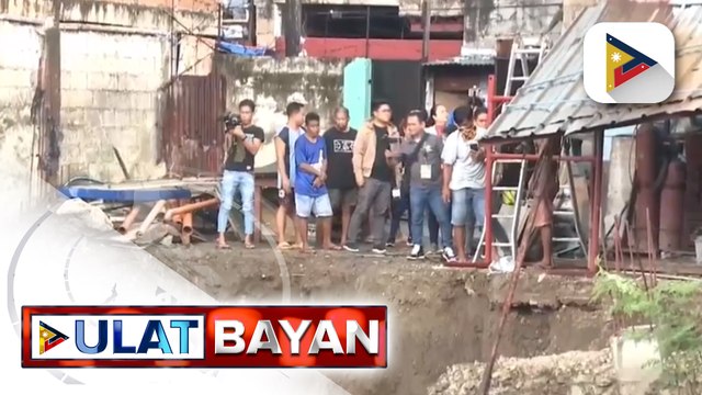 Riprap sa Brgy. Calamba, Cebu City, bumigay dahil sa matinding buhos ng ulan
