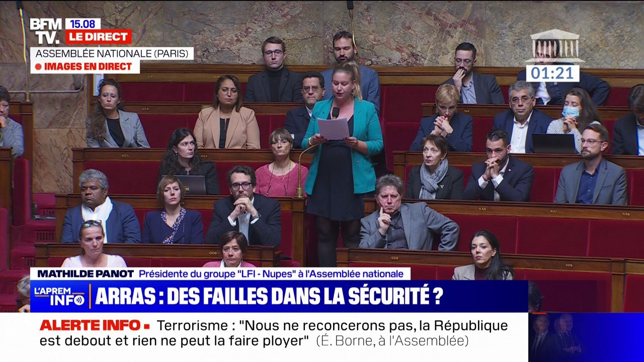 Mathilde Panot demande à Élisabeth Borne de "prendre toutes les mesures pour protéger les personnels et les élèves" dans les écoles