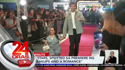 Kapuso stars, spotted sa premiere ng "Five Breakups and a Romance" | 24 Oras