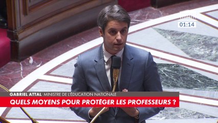 Gabriel Attal : «Les terroristes veulent détruire notre école parce qu'elle ne correspond pas à leur projet»