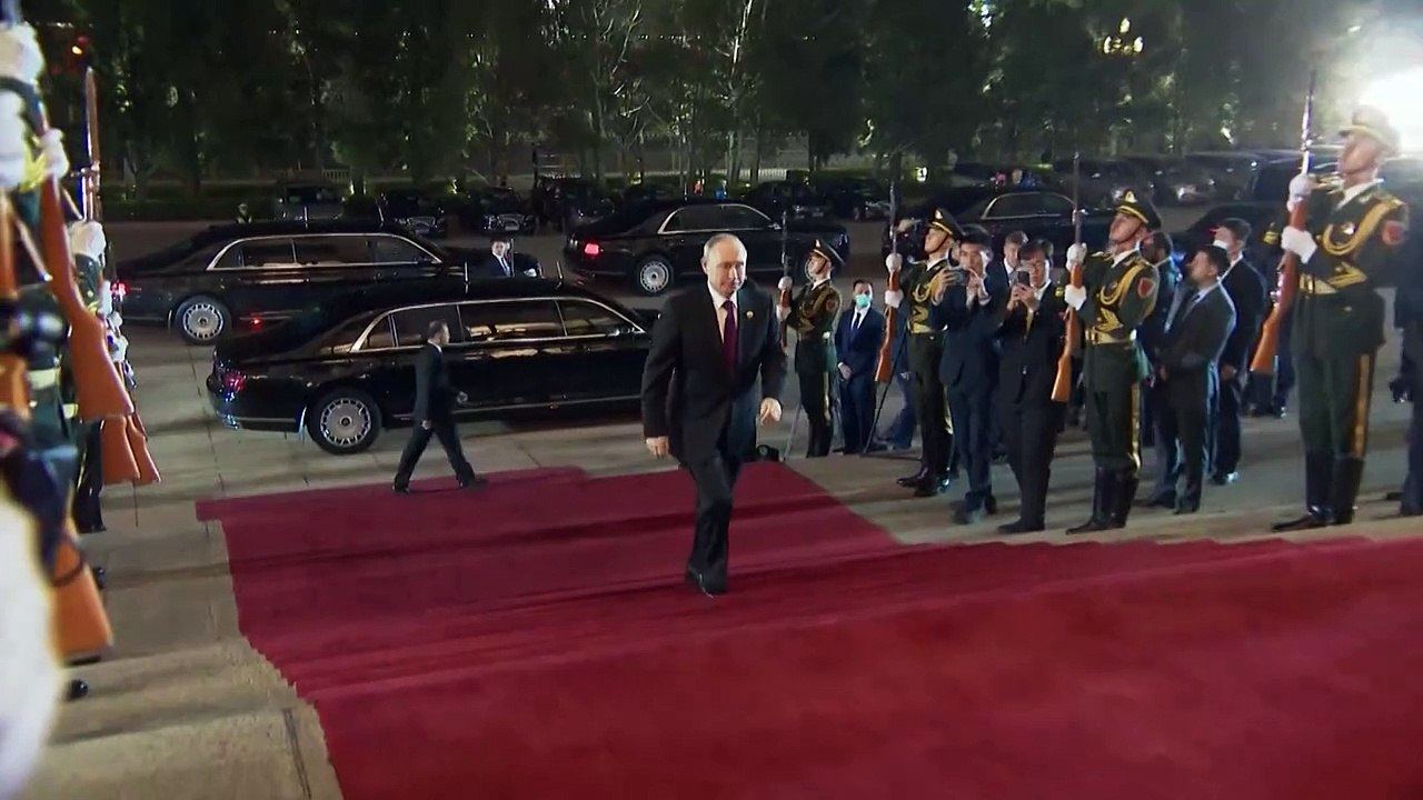 Vladimir Putin meets Xi Jinping in China ahead of Belt and Road Initiative forum