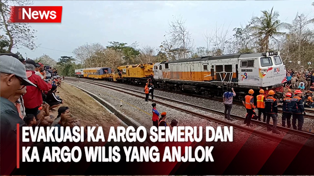 Evakuasi Ka Argo Semeru Dan Ka Argo Wilis Yang Anjlok Pt Kai Kirim