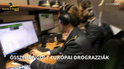 Nemzetközi kábítószer-hálózatot leplezett le több európai ország rendőrsége