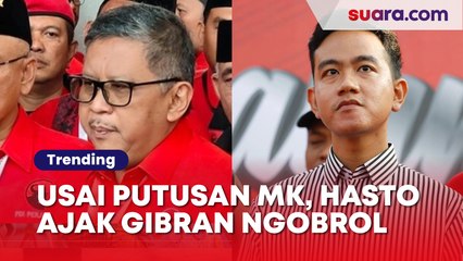 Usai Putusan MK, Hasto Kirim Video Dan Ajak Gibran Ke Markas PDIP Rabu Besok Kita Ngobrol-ngobrol