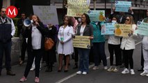 Trabajadores del PJF protestan en CdMx por eliminación de fideicomisos