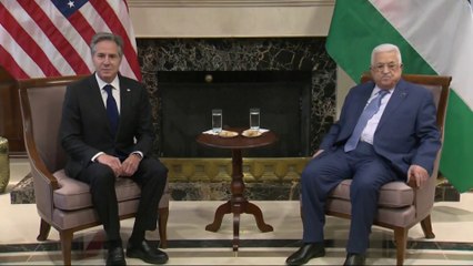 وزير الخارجية الأميركي يلتقي الرئيس الفلسطيني في #عمّان  #العربية