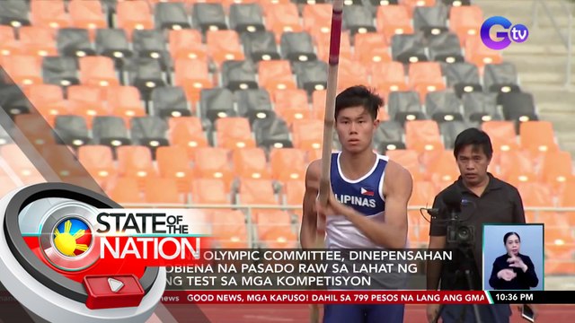 EJ Obiena, pumalag sa akusasyon na gumamit siya ng performance enhancing drugs | SONA