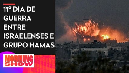Número de mortos em bombardeios no sul de Gaza chega a 80, dizem autoridades