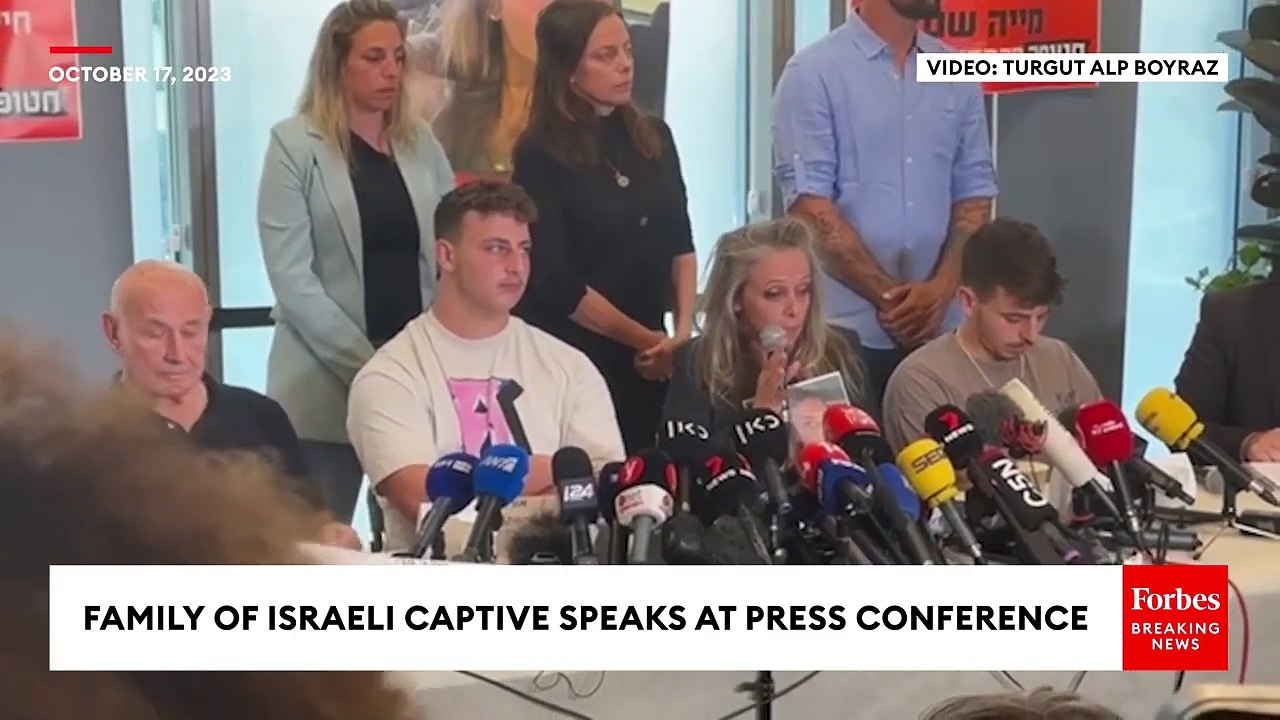 Mother Of Israeli Captive Mia Schem Speaks At Press Conference