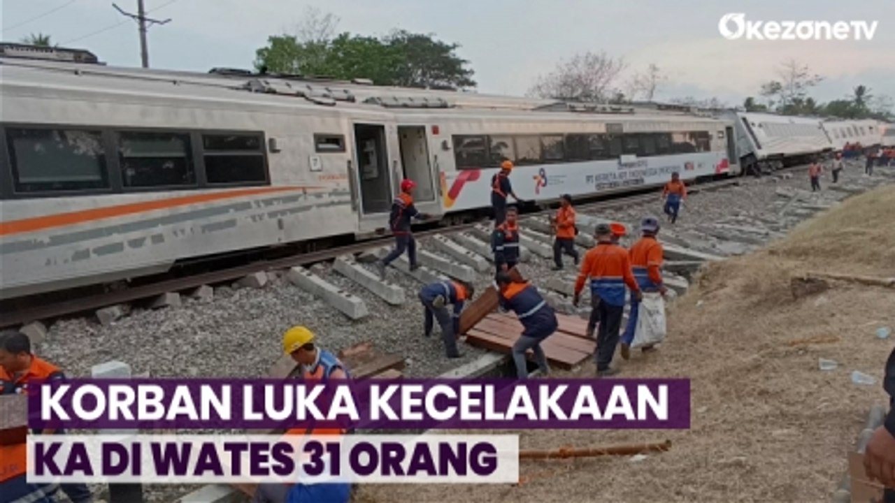 Korban Luka Kecelakaan KA Argo Semeru dan Argo Wilis 31 Orang