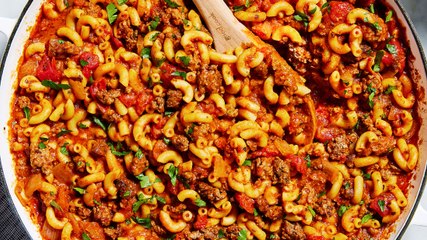 Our Comforting One-Pot Goulash Uses 3 Types Of Tomato For Maximum Flavor