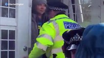 Detienen a Greta Thunberg en una protesta en Londres