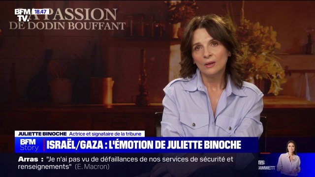 Israël: C'est un drame pour l'humanité de voir qu'il y a tellement d'horreurs d'un côté comme de l'autre , pour l'actrice Juliette Binoche (signataire d'une tribune pour la libération des otages détenus par le Hamas)