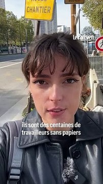 Des travailleurs sans papiers envahissent un chantier des JO de Paris 2024