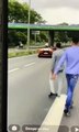 Il s'amuse à bloquer l'autoroute avec sa Lamborghini pendant un mariage va le regretter