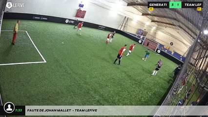 Faute de Johan Mallet  - TEAM LEFIVE