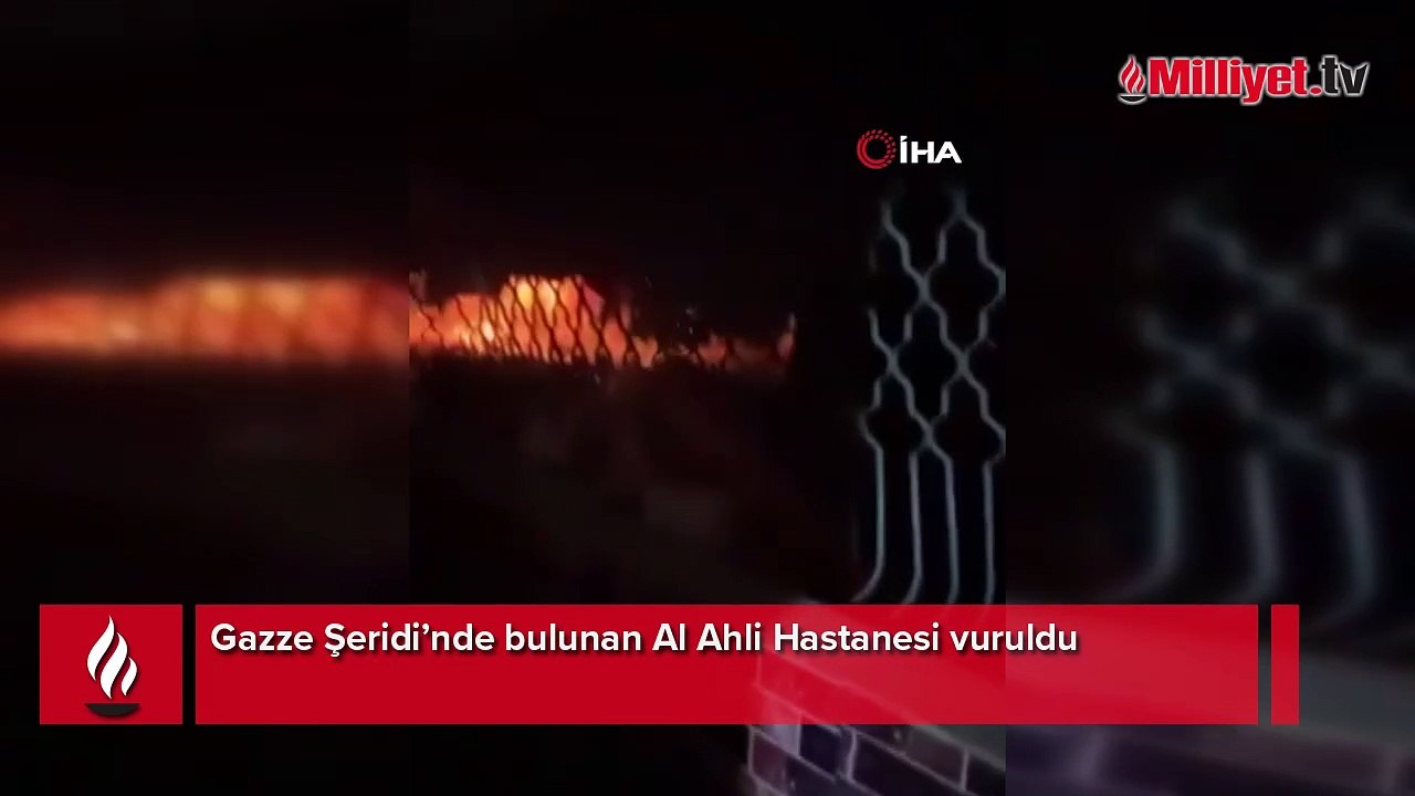 Hamas ve İsrail'den Gazze'deki hastanenin vurulmasına ilişkin açıklama