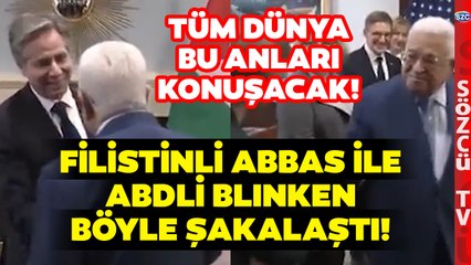 Tüm Dünya Ağlarken Bakın Onlar Ne Yapıyor... Herkes Abbas ile Blinken'ın Bu Anlarını Konuşacak