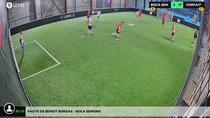 Faute de Benoit Bordas - BOCA SENIORS