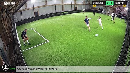 Faute de Nolan Condette - GIDE FC