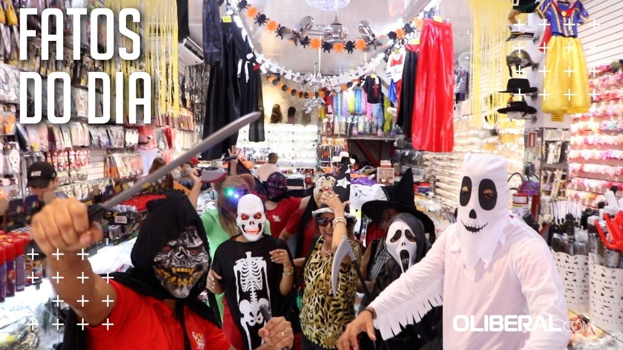 Vendas de itens de Halloween no comércio de Belém ainda estão baixas