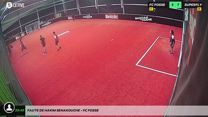 Faute de Hakim benakouche - FC FOSSE