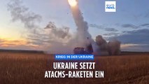 Ukraine setzt erstmals US-Raketen vom Typ ATACMS ein