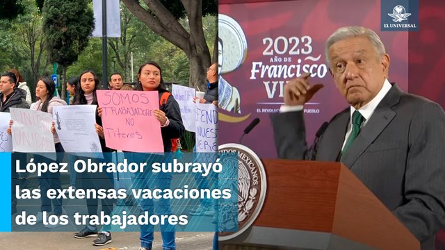 “Si no trabajan”, dice AMLO ante amago de paro de labores de trabajadores del Poder Judicial