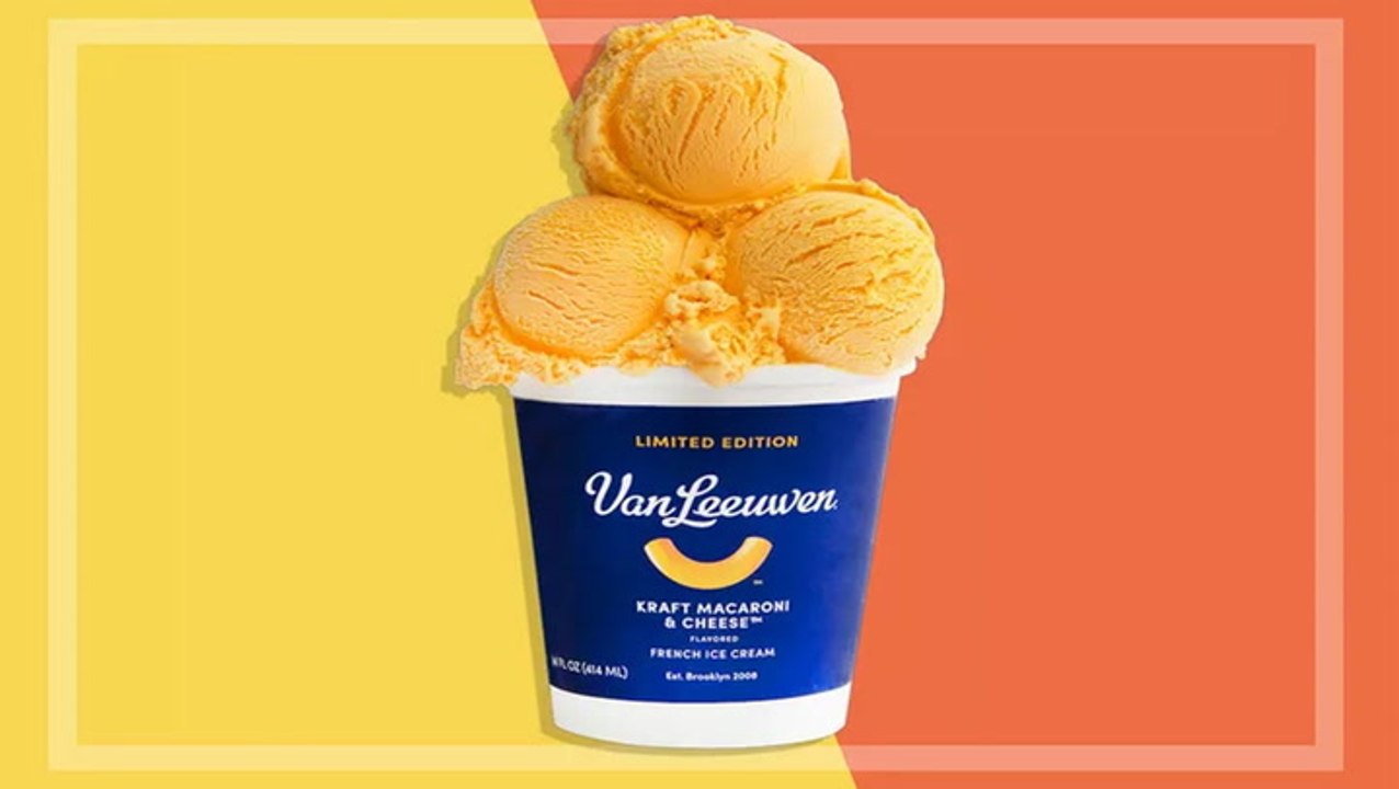 Van Leeuwen Ice Cream Is Bringing Back Its Kraft Mac & Cheese Ice Cream, Along With 6 More Winter Flavors