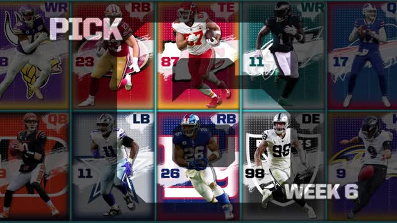 NFL Pick 6: Week 6