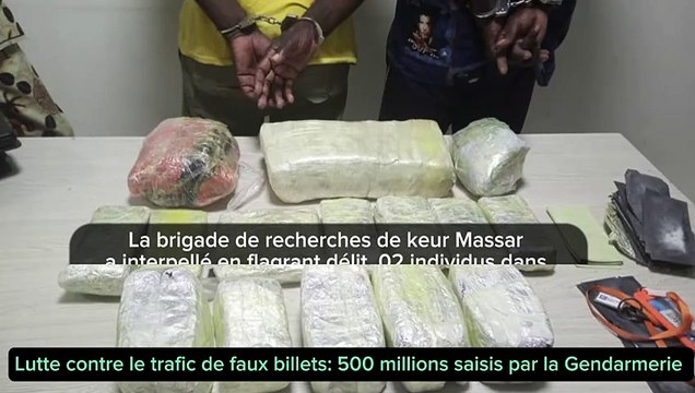 500 millions F en faux billets saisis: La BR de Keur Massar arrête 2 malfaiteurs
