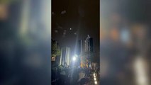 İstanbul'daki İsrail Konsolosluğu önünde toplanan kalabalığa polis biber gazı ile müdahale etti