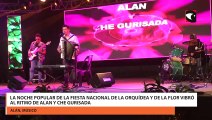 La Noche Popular de la Fiesta Nacional de la Orquídea y de la Flor vibró al ritmo de Alan y Che Gurisada