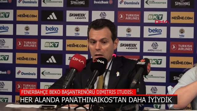 Dimitris Itoudis: Her anlamda daha iyi olan bizdik
