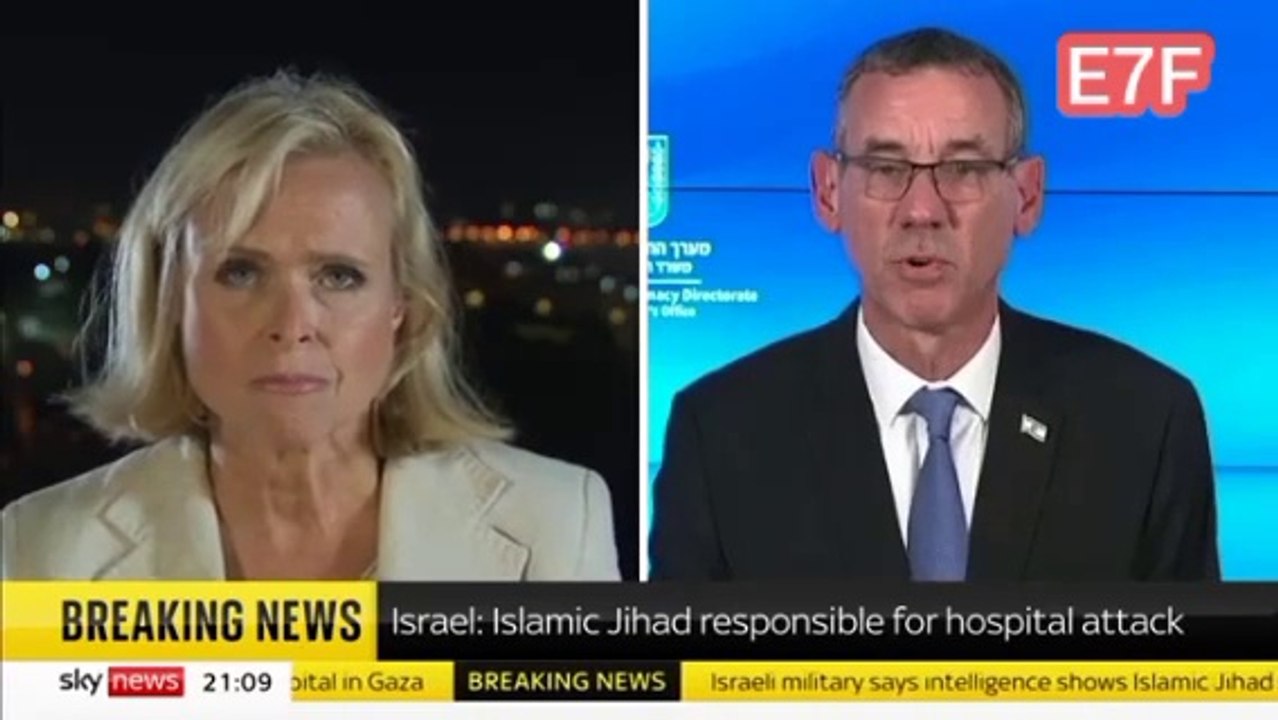 Israel Hamas war There is no evidence we attacked Gaza hospital
