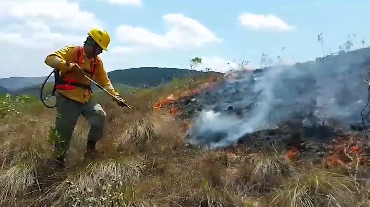 Seis municipios cruceños son azotados por incendios y este martes hay 626 nuevos focos de calor