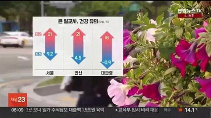 下载视频: [날씨] 내륙 중심 큰 일교차…내일~모레 전국 '비'