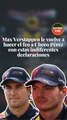 Max Verstappen le vuelve a hacer el feo a Checo Pérez con estas indiferentes declaraciones