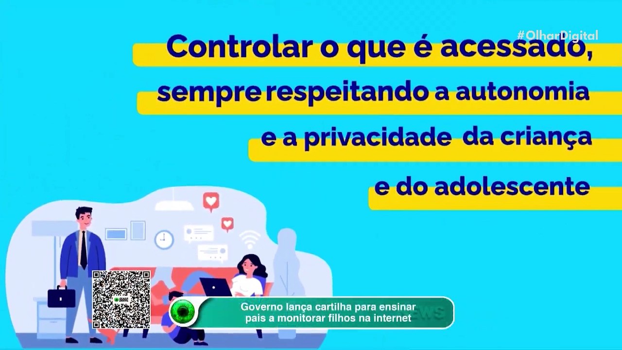 Governo lança cartilha para ensinar pais a monitorar filhos na internet