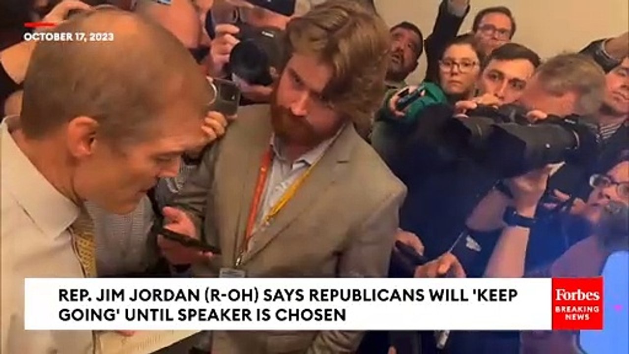 Jim Jordan Tells Reporters 'We're Going To Keep...