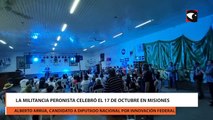 La militancia peronista celebró el 17 de octubre en Misiones