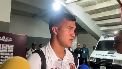 Samuel Sosa habla sobre su partido ante Chile