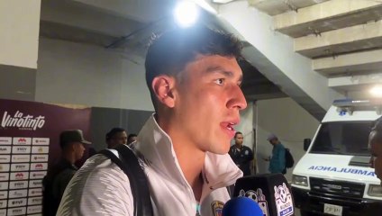 Nahuel Ferraresi expresa su alegría tras la victoria de La Vinotinto