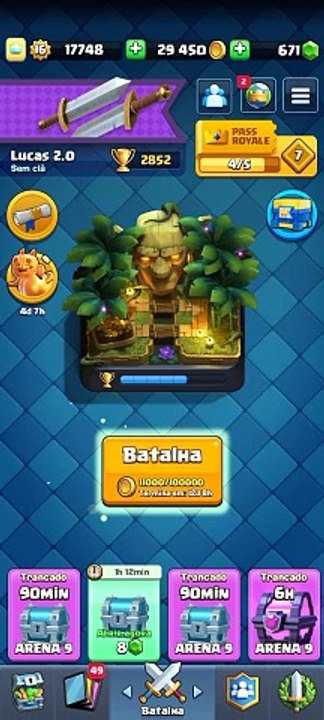 Clash Royale #8 - Coletando Recompensas do Progresso