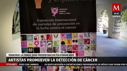En Veracruz, artistas promueven la detección de cáncer