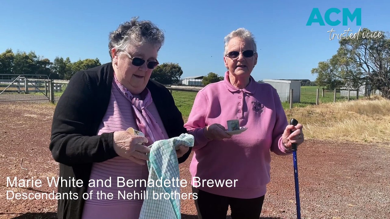 WATCH: Alex Nehill's nieces Marie White and Bernadette Brewer talk about the history behind their uncles' property