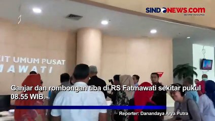 Jelang Pengumuman Bacawapres, Ganjar Pranowo Kunjungi RS Fatmawati Cek Kesehatan