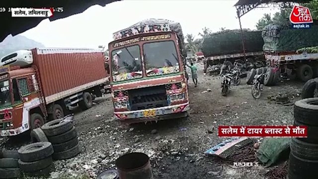 VIDEO: Man dies while filling air, as truck tyre blasts