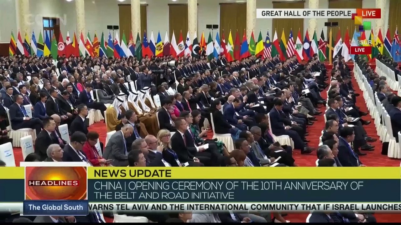 Xi Jinping at the inauguration of the 3rd Forum of the Belt and Road