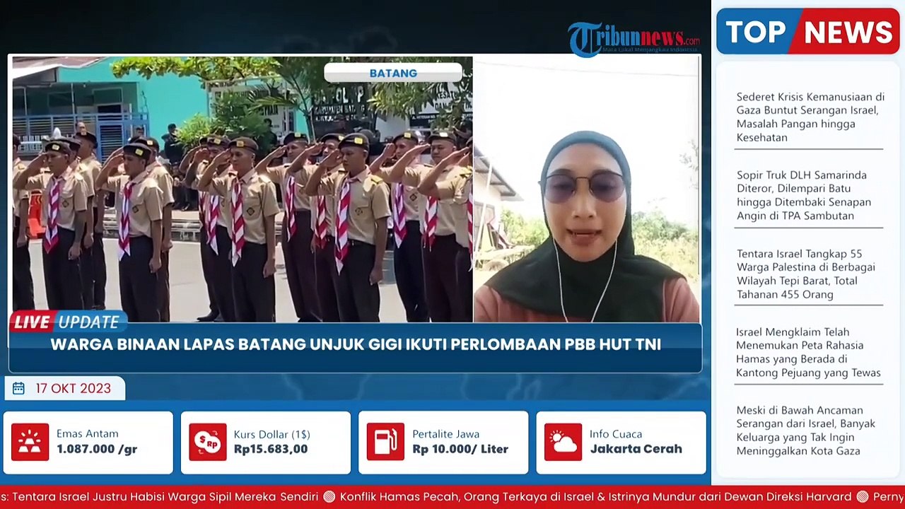 Warga Binaan Lapas Batang Ikut Lomba PBB dalam Rangka HUT ke-78 TNI, Peserta Linmas hingga Pelajar